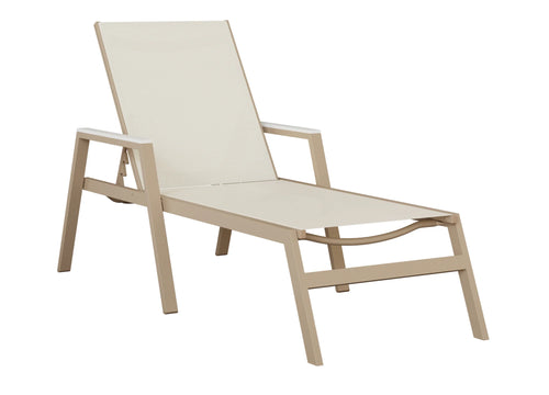 Vida Sling Chaise Lounge w/Arms