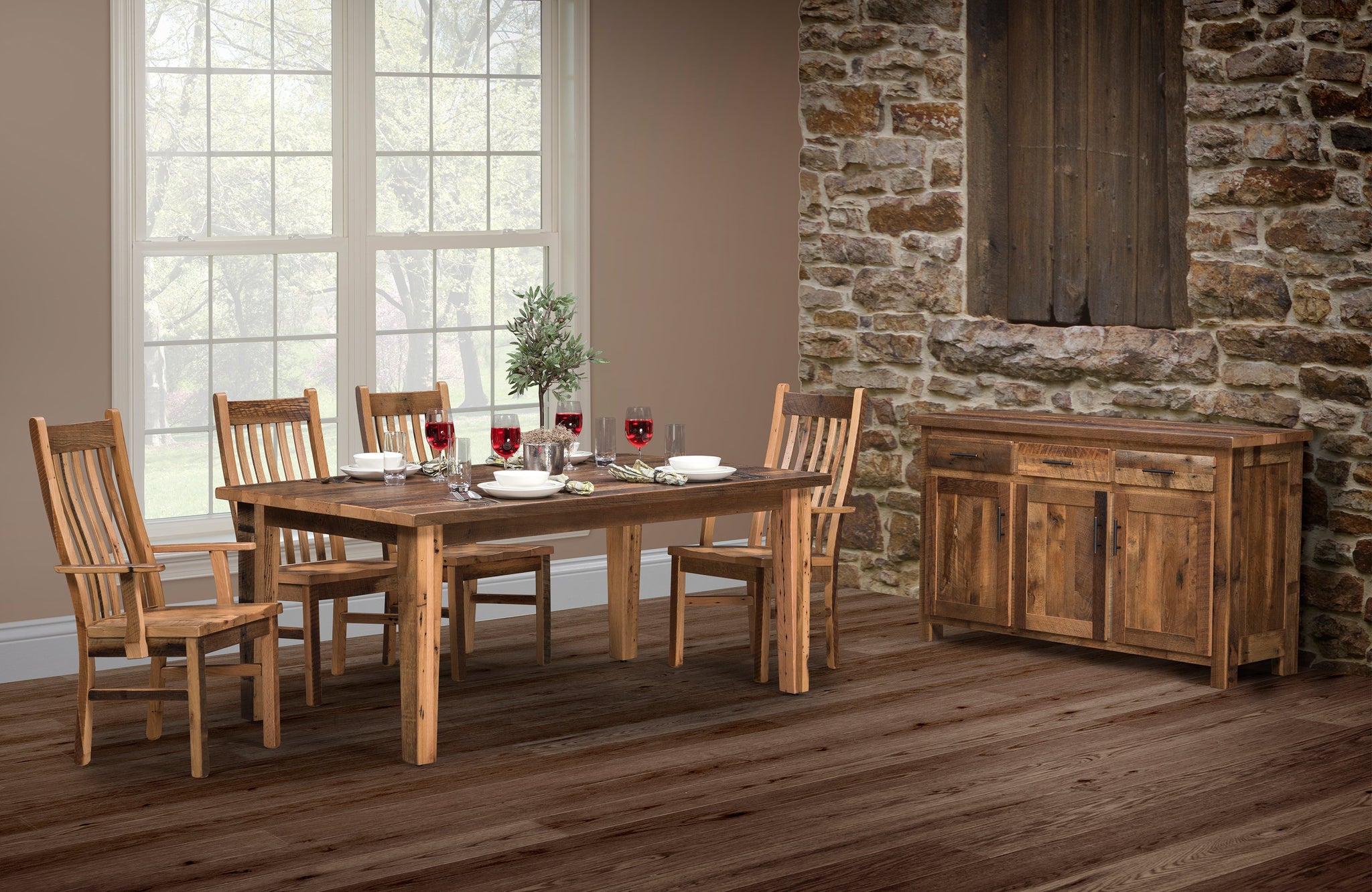 Edinburgh Dining Table Sugar Creek Amish Furniture