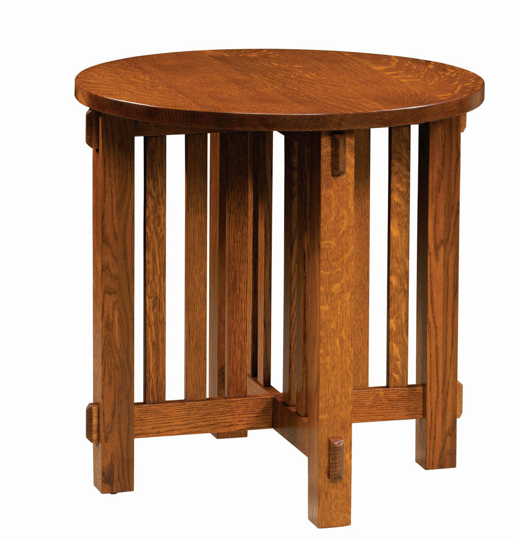 Rio Mission Round End Table